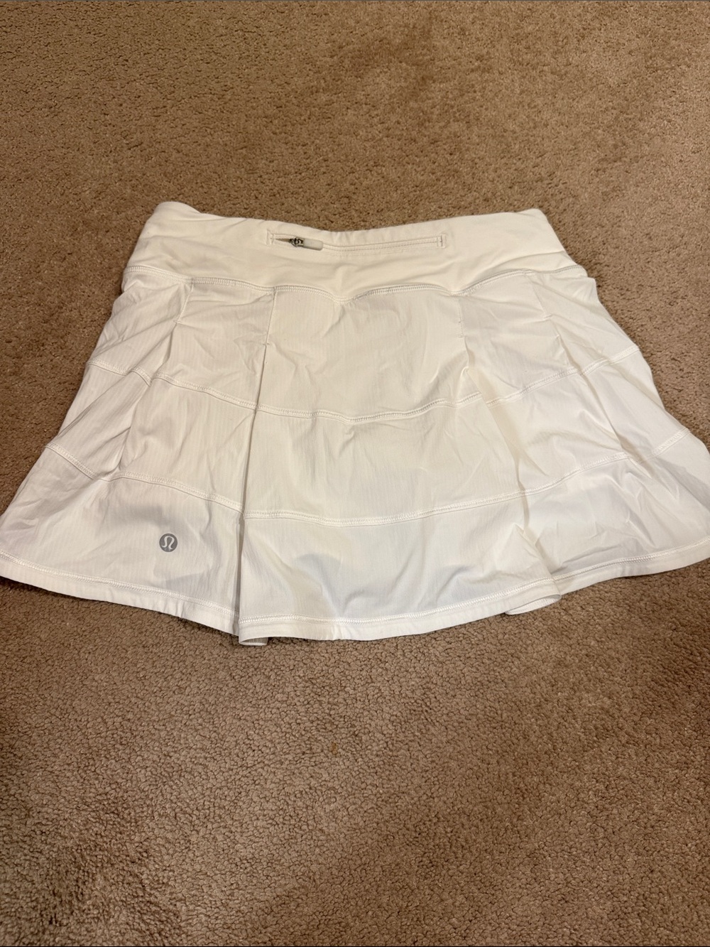lululemon athletica White Performance Pleated Skort